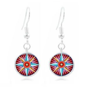 Starburst Compass Earrings New